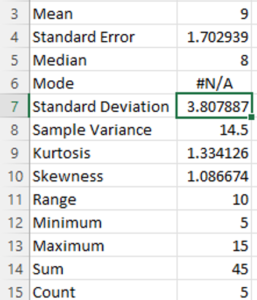 Statistics for University Students 13 descritive statistics excel2