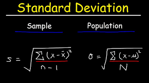 Statistics for University Students 14 formulae sd