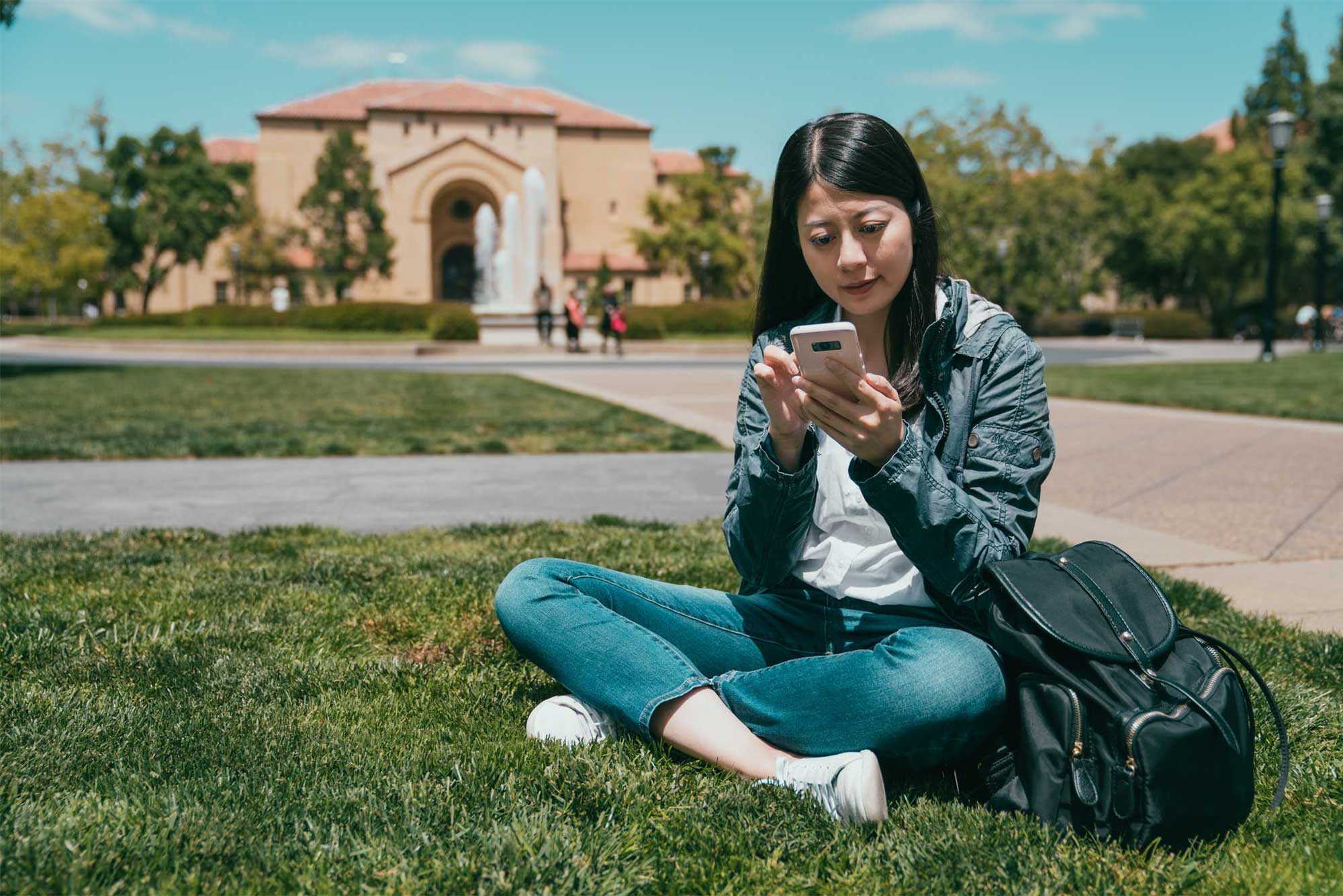 global student improving her english