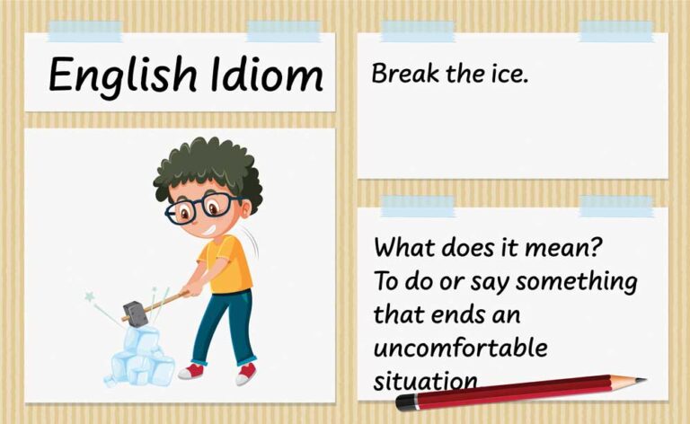 Under the Weather Meaning in Clear English 2 break the ice idiom