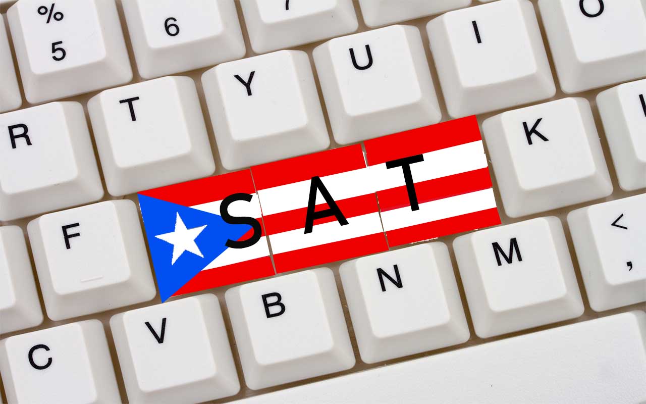 digital SAT apostrophes plurals and possessives SAT practice on keyboard Pueto Rico flag colors
