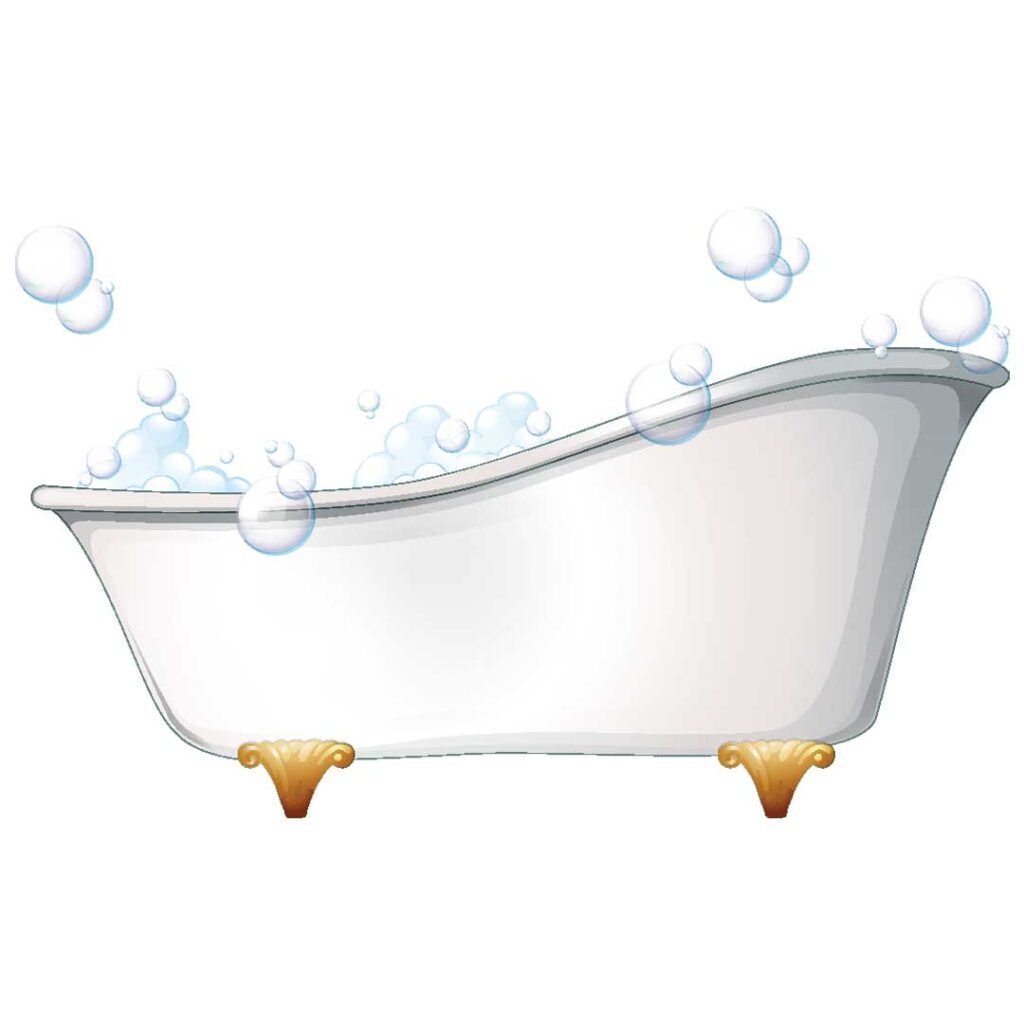 bath item in the house in english and thai