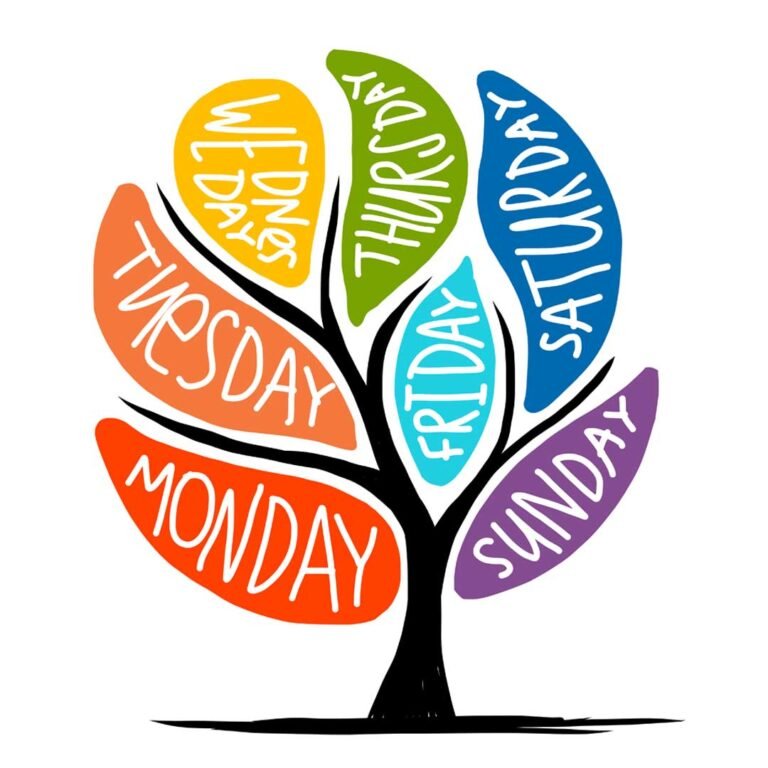 days in enlgish and thai