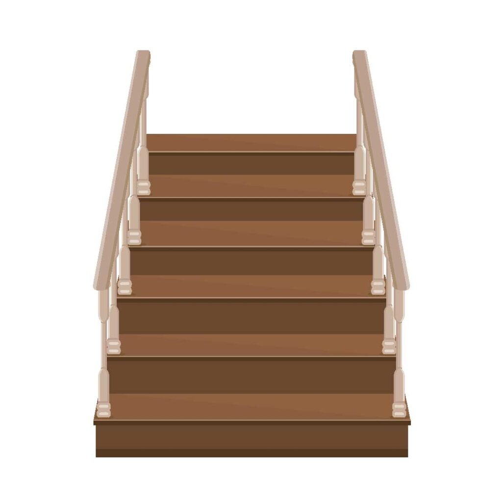 stairs item in the house in english and thai