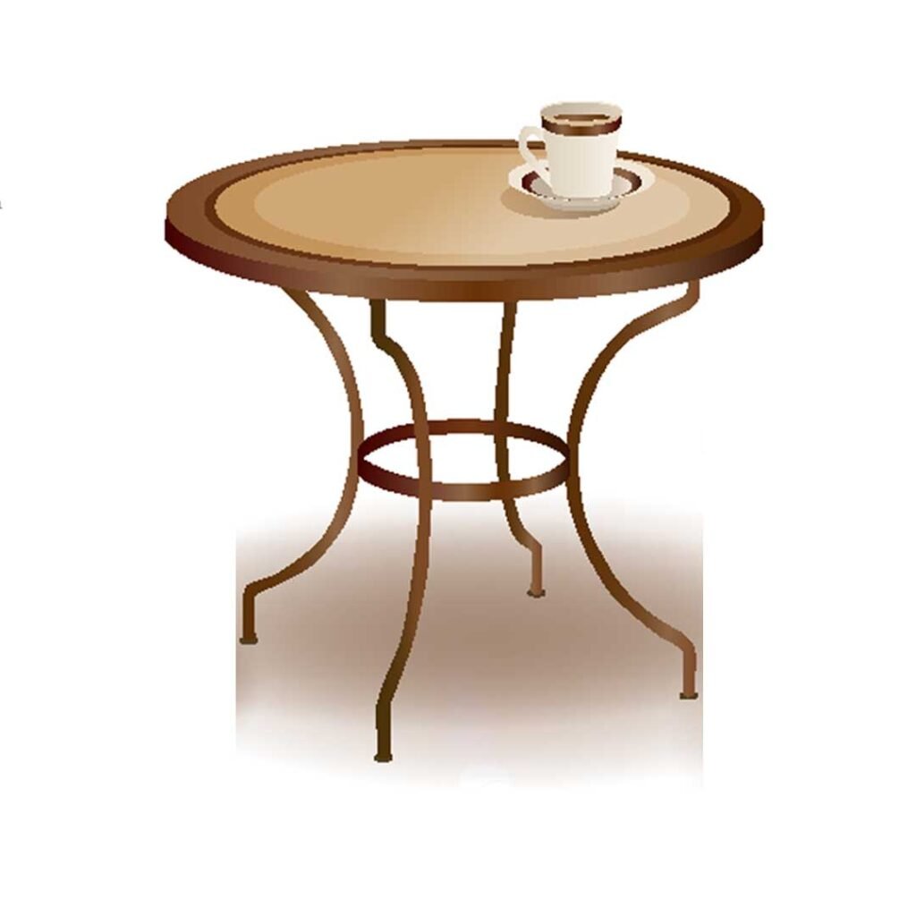 table item in the house in english and thai