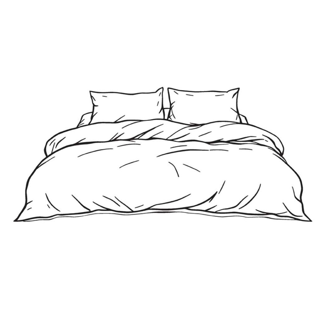 bedding is a bedroom item in english and thai