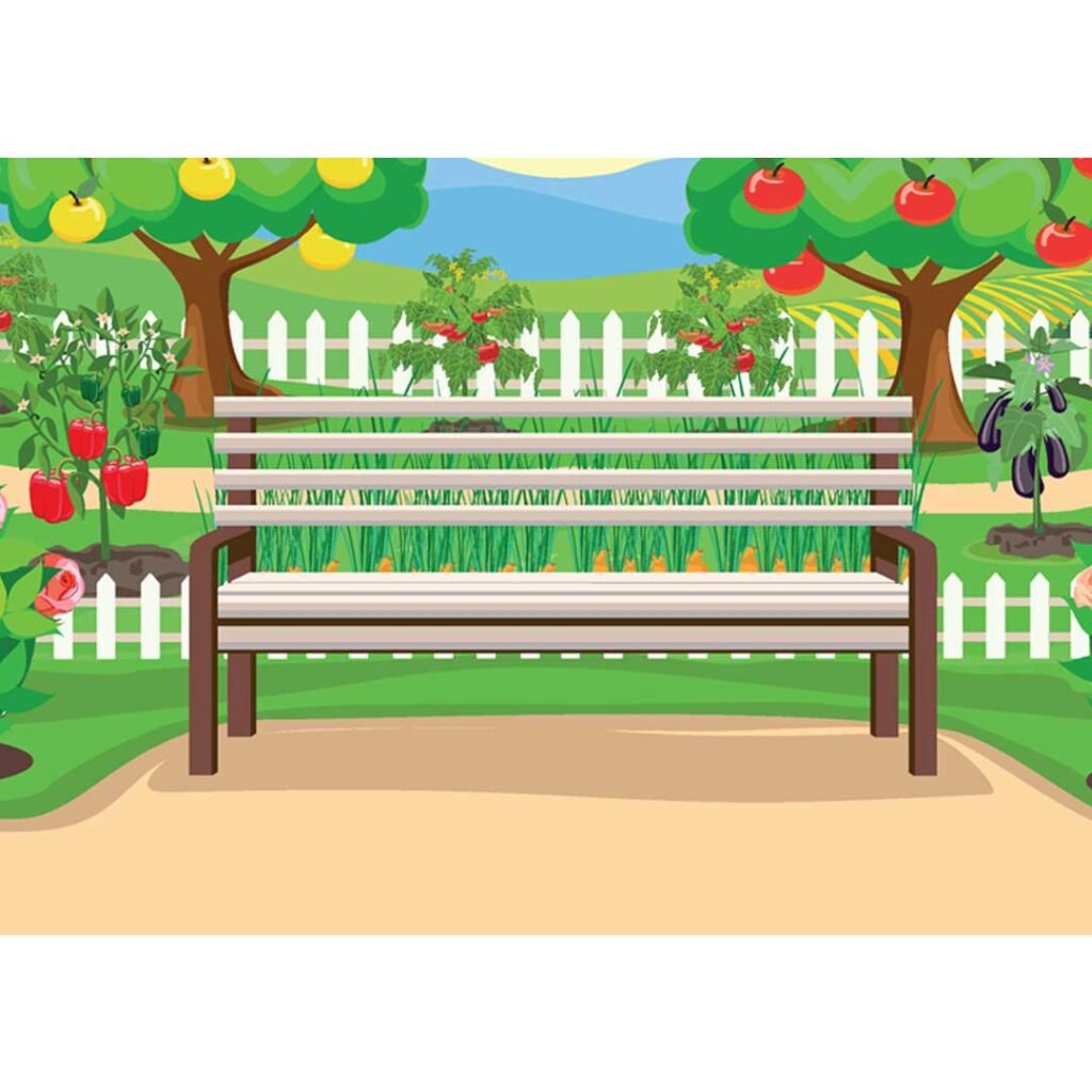 garden bench in english and thai