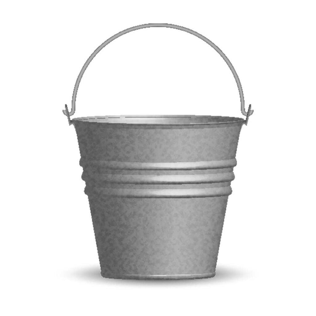 garden bucket in english and thai