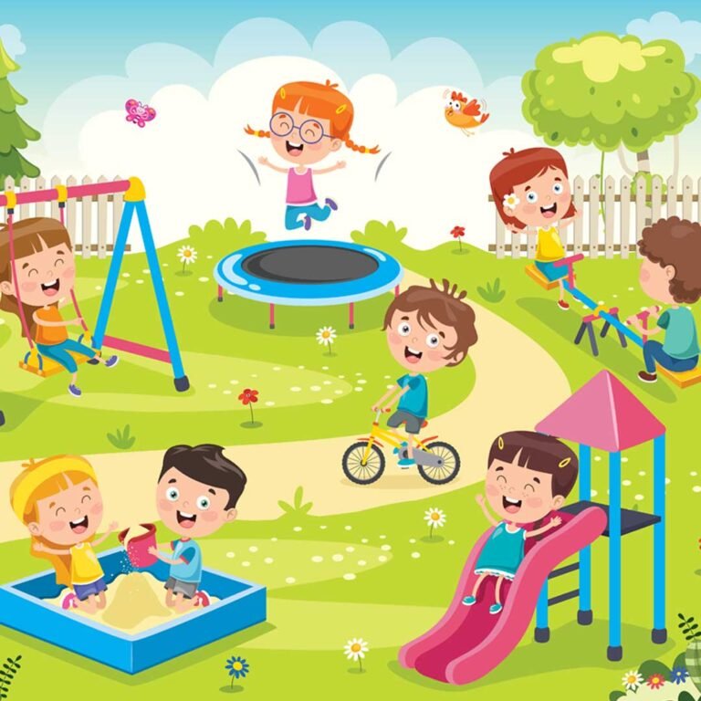 in preposition for children in the park