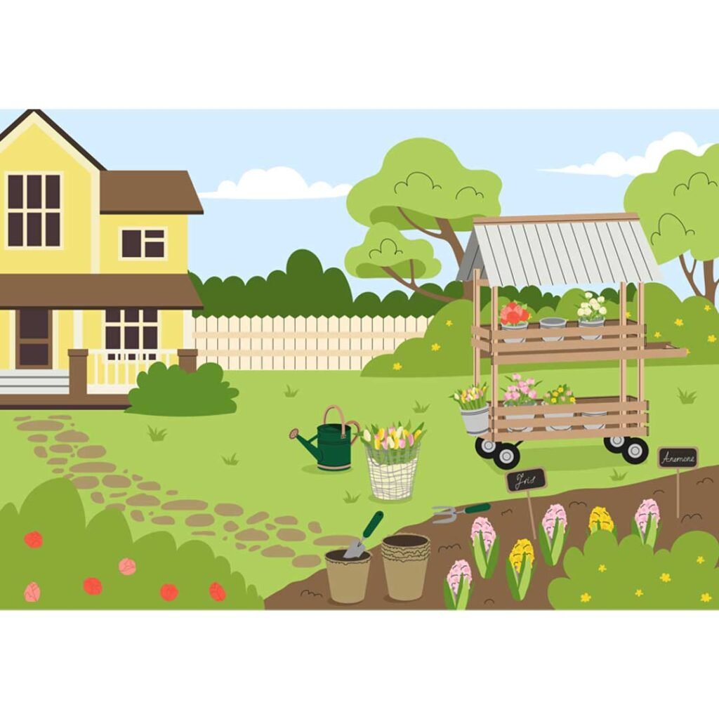 house and garden in english and thai