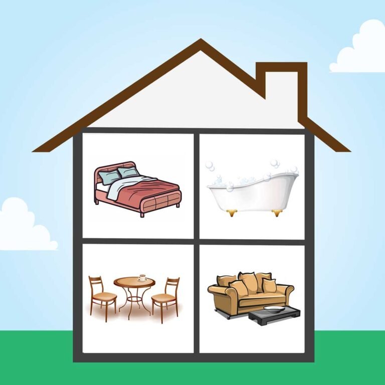 house items in english in thai