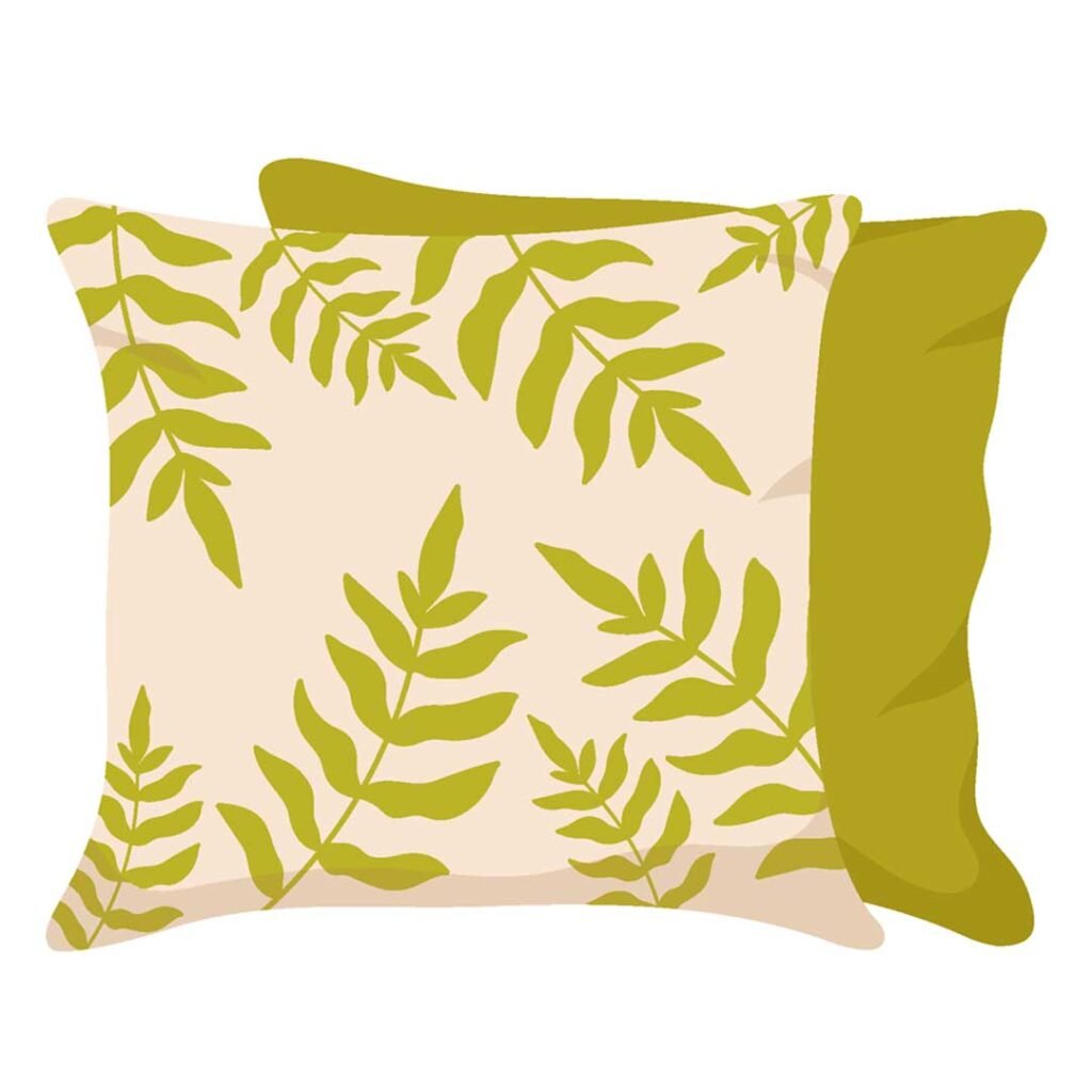 a cushion is a living room item in english and thai