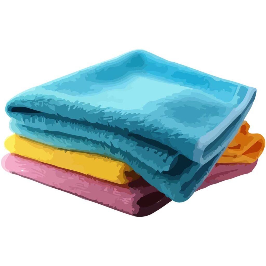 towel s a bathroom item in english and thai