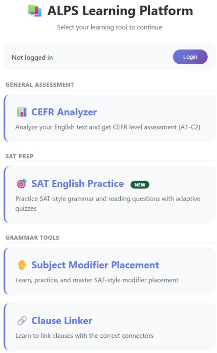 ALPS Learning Platform