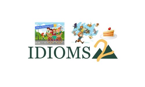 fun idioms exercises with raining cats and dogs, and piece of cake