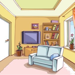 living room in english