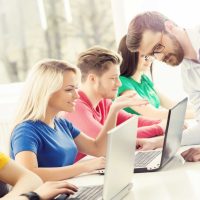 Home 19 international students learning python