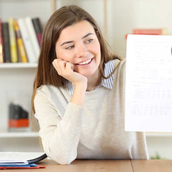 successfulapcspstudent happy student pass the ap csp exam successfully with an A paper