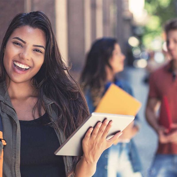 successfulhappyinternationalstudent student celebrating passing the university admission interview